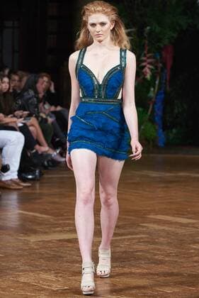 September 18, 2016 - London, England, United Kingdom - A model walks the runway at the Kristian Aadnevik show during London Fashion Week Spring Summer 2017 on September 18, 2016 in London, England. London United Kingdom  - ZUMAn230