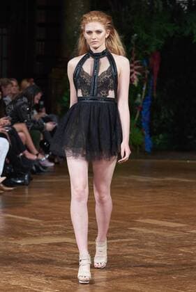 September 18, 2016 - London, England, United Kingdom - A model walks the runway at the Kristian Aadnevik show during London Fashion Week Spring Summer 2017 on September 18, 2016 in London, England. London United Kingdom  - ZUMAn230