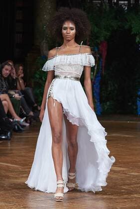 September 18, 2016 - London, England, United Kingdom - A model walks the runway at the Kristian Aadnevik show during London Fashion Week Spring Summer 2017 on September 18, 2016 in London, England. London United Kingdom  - ZUMAn230