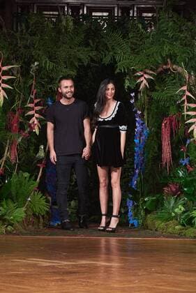 September 18, 2016 - London, England, United Kingdom - Norwegian fashion designer Kristian Aadnevik (L) during London Fashion Week Spring Summer 2017 on September 18, 2016 in London, England. London United Kingdom  - ZUMAn230