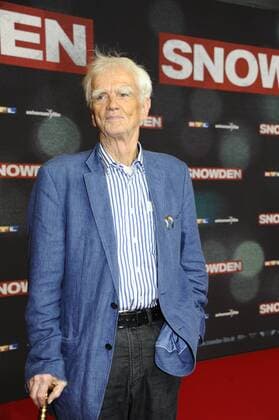 Hans Christian Ströbele Premiere Snowden Film, Fernsehen Universum Film Mathäser Palast München 19. September 2016