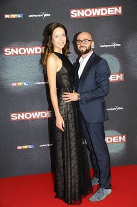 Nina Podolska mit Begleitung Premiere Snowden Film, Fernsehen Universum Film Mathäser Palast München 19. September 2016