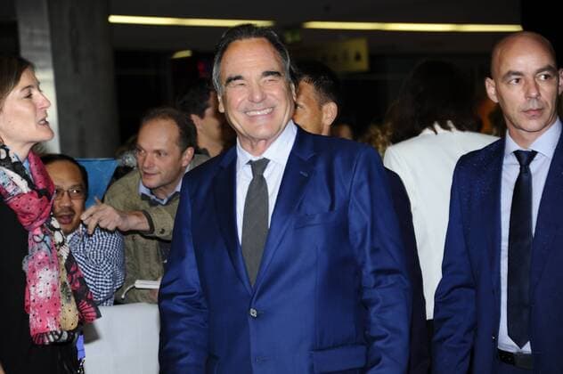 Oliver Stone Premiere Snowden Film, Fernsehen Universum Film Mathäser Palast München 19. September 2016
