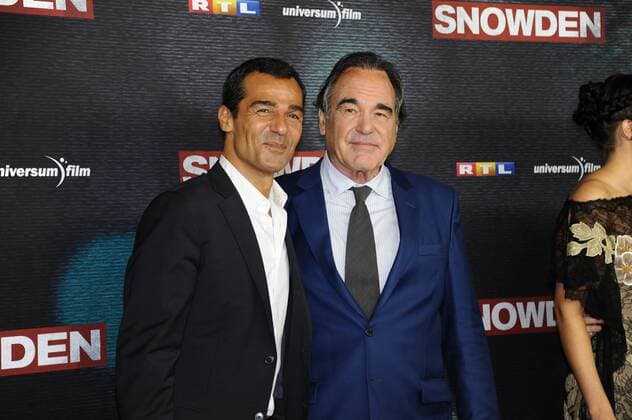 Erol Sander und Oliver Stone Premiere Snowden Film, Fernsehen Universum Film Mathäser Palast München 19. September 2016