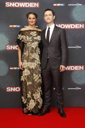 Shailene Woodley und Joseph Gordon-Levitt bei der Europapremiere des Kinofilms Snowden im Mathäser Filmpalast. München, 19.09.2016 Foto:xD.xBedrosianx xFuturexImage