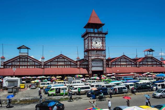 Stabroek Markt, Georgetown, Guyana, Südamerika Copyright: imageBROKER/MichaelxRunkel iblrun04342857.jpg
