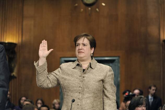 Apr. 09, 2010 - Washington, District of Columbia, U.S. - Supreme Court Justice Stevens announced his retirement creating another opening for a nomination by President Obama. Among the names being floated as potential candidates is Solicitor General Elena Kagan who was considered last year before Justice Sotomayor was nominated. PICTURED: Feb. 10, 2009 - Washington, District of Columbia, U.S. - ELENA KAGAN appears before the Senate Judiciary Committee for her confirmation hearing to be U.S. Solicitor General. - ZUMAmj3_