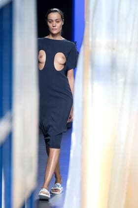 Model bei der Nouman Fashion Show auf der Mercedes-Benz Fashion Week Madrid Spring Summer 2017. Madrid, 20.09.2016 Nouman Model  Foto:xDyDxFotografosx xFuturexImage