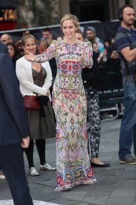 . 20 09 2016. London, United Kingdom. Emily Blunt arriving at the Girl on the Train world premiere in London.  xStephenxLockx xi-Imagesx IIM-13473-0004