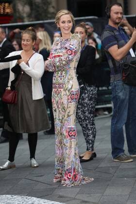 . 20 09 2016. London, United Kingdom. Emily Blunt arriving at the Girl on the Train world premiere in London.  xStephenxLockx xi-Imagesx IIM-13473-0005