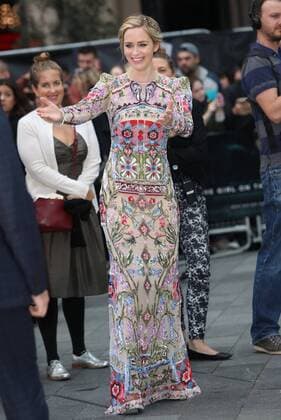 . 20 09 2016. London, United Kingdom. Emily Blunt arriving at the Girl on the Train world premiere in London.  xStephenxLockx xi-Imagesx IIM-13473-0011