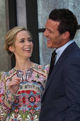 . 20 09 2016. London, United Kingdom. Emily Blunt and Luke Evans arriving at the Girl on the Train world premiere in London.  xStephenxLockx xi-Imagesx IIM-13473-0013