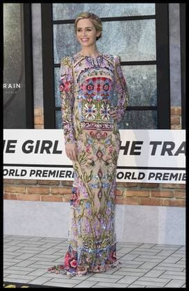 . 20 09 2016. London, United Kingdom. Emily Blunt arriving at the Girl on the Train world premiere in London.  xStephenxLockx xi-Imagesx IIM-13473-0026