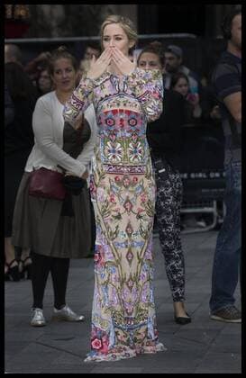 . 20 09 2016. London, United Kingdom. Emily Blunt arriving at the Girl on the Train world premiere in London.  xStephenxLockx xi-Imagesx IIM-13473-0028