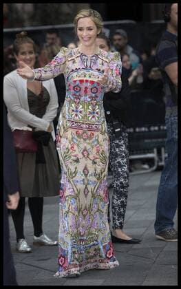 . 20 09 2016. London, United Kingdom. Emily Blunt arriving at the Girl on the Train world premiere in London.  xStephenxLockx xi-Imagesx IIM-13473-0029