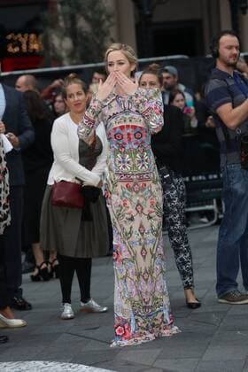. 20 09 2016. London, United Kingdom. Emily Blunt arriving at the Girl on the Train world premiere in London.  xStephenxLockx xi-Imagesx IIM-13473-0030