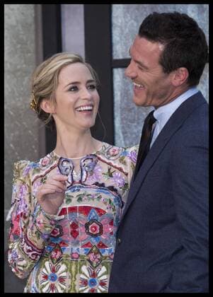 . 20 09 2016. London, United Kingdom. Emily Blunt and Luke Evans arriving at the Girl on the Train world premiere in London.  xStephenxLockx xi-Imagesx IIM-13473-0031