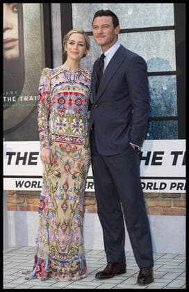 . 20 09 2016. London, United Kingdom. Emily Blunt and Luke Evans arriving at the Girl on the Train world premiere in London.  xStephenxLockx xi-Imagesx IIM-13473-0034
