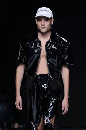 September 20, 2016 - Madrid, Madrid, Spain - A models walks during Euphemio FernoÂ¡ndez Fashion Show at Madrid EGO Fashion Week Spring Summer 2017 18 at Ifema, on September 20, 2016, in Madrid, Spain Madrid Spain  - ZUMAn230