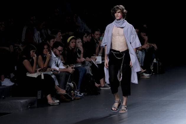 September 20, 2016 - Madrid, Spain - A models walks Turing Albec Bunsen Fashion Show at Madrid EGO Fashion Week Spring Summer 2017 18 at Ifema, on September 20, 2016, in Madrid, Spain Madrid Spain  - ZUMAn230