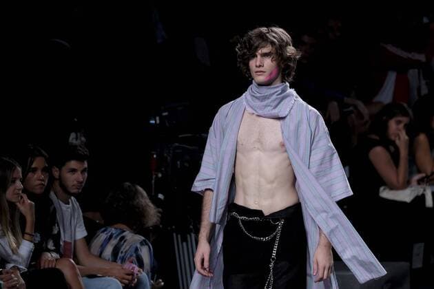 September 20, 2016 - Madrid, Spain - A models walks Turing Albec Bunsen Fashion Show at Madrid EGO Fashion Week Spring Summer 2017 18 at Ifema, on September 20, 2016, in Madrid, Spain Madrid Spain  - ZUMAn230