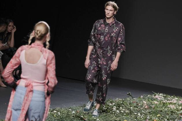 September 20, 2016 - Madrid, Madrid, Spain - A models walks during Elena Rial Fashion Show at Madrid EGO Fashion Week Spring Summer 2017 18 at Ifema, on September 20, 2016, in Madrid, Spain Madrid Spain  - ZUMAn230