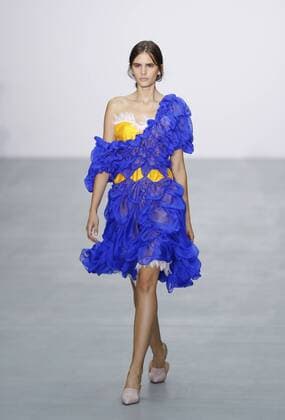 (160920) -- LONDON, Sept. 20, 2016 -- A model walks the runway at the Emilio De La Morena show during the London Fashion Week Spring Summer collections 2017 in London, Britain, on Sept. 20, 2016. ) BRITAIN-LONDON-LONDON FASHION WEEK-EMILIO DE LA MORENA HanxYan 