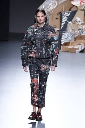 September 20, 2016 - Madrid, Madrid, Spain - A models walks during Euphemio FernoÂ¡ndez Fashion Show at Madrid EGO Fashion Week Spring Summer 2017 18 at Ifema, on September 20, 2016, in Madrid, Spain Madrid Spain  - ZUMAn230