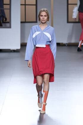 September 20, 2016 - Madrid, Madrid, Spain - A models walks Turing HABEY Fashion Show at Madrid EGO Fashion Week Spring Summer 2017 18 at Ifema, on September 20, 2016, in Madrid. Madrid Spain  - ZUMAn230