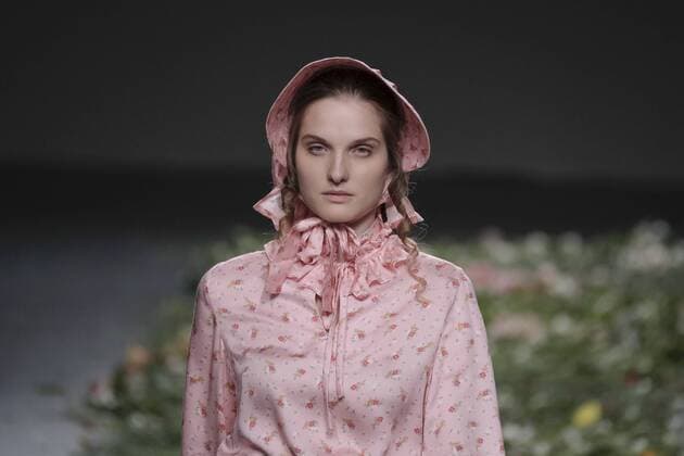 September 20, 2016 - Madrid, Madrid, Spain - A models walks during Elena Rial Fashion Show at Madrid EGO Fashion Week Spring Summer 2017 18 at Ifema, on September 20, 2016, in Madrid, Spain Madrid Spain  - ZUMAn230