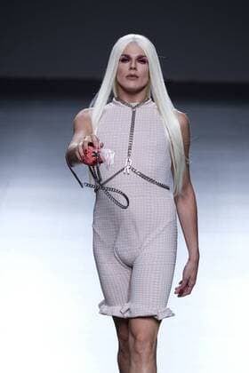 September 20, 2016 - Madrid, Spain - A models walks Turing Albec Bunsen Fashion Show at Madrid EGO Fashion Week Spring Summer 2017 18 at Ifema, on September 20, 2016, in Madrid, Spain Madrid Spain  - ZUMAn230