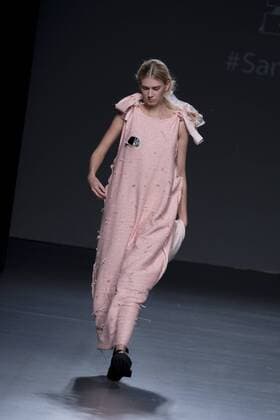 September 20, 2016 - Madrid, Spain - A models walks Turing Albec Bunsen Fashion Show at Madrid EGO Fashion Week Spring Summer 2017 18 at Ifema, on September 20, 2016, in Madrid, Spain Madrid Spain  - ZUMAn230