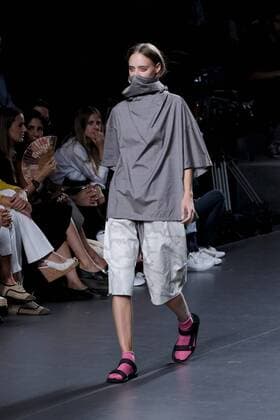 September 20, 2016 - Madrid, Spain - A models walks Turing Albec Bunsen Fashion Show at Madrid EGO Fashion Week Spring Summer 2017 18 at Ifema, on September 20, 2016, in Madrid, Spain Madrid Spain  - ZUMAn230