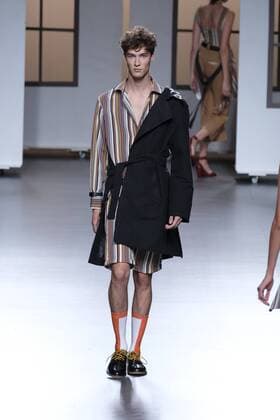 September 20, 2016 - Madrid, Madrid, Spain - A models walks Turing HABEY Fashion Show at Madrid EGO Fashion Week Spring Summer 2017 18 at Ifema, on September 20, 2016, in Madrid. Madrid Spain  - ZUMAn230