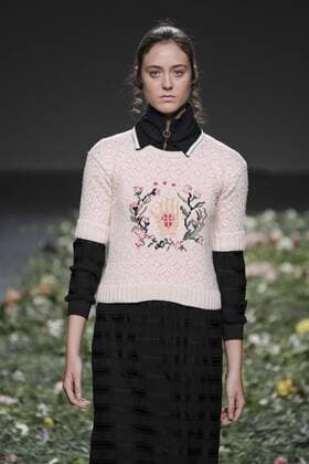 September 20, 2016 - Madrid, Madrid, Spain - A models walks during Elena Rial Fashion Show at Madrid EGO Fashion Week Spring Summer 2017 18 at Ifema, on September 20, 2016, in Madrid, Spain Madrid Spain  - ZUMAn230