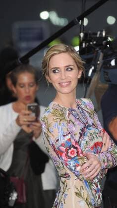 September 20, 2016 - England, United Kingdom - Emily Blunt attends the World Premiere of The Girl On The Train at Odeon Leciester Square. United Kingdom - ZUMAs147