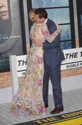 September 20, 2016 - England, United Kingdom - Emily Blunt and Luke Evans attend the World Premiere of The Girl On The Train at Odeon Leciester Square. United Kingdom - ZUMAs147