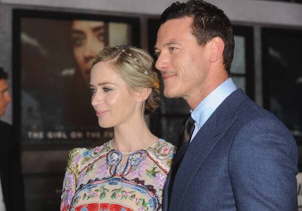 September 20, 2016 - England, United Kingdom - Emily Blunt and Luke Evans attend the World Premiere of The Girl On The Train at Odeon Leciester Square. United Kingdom - ZUMAs147