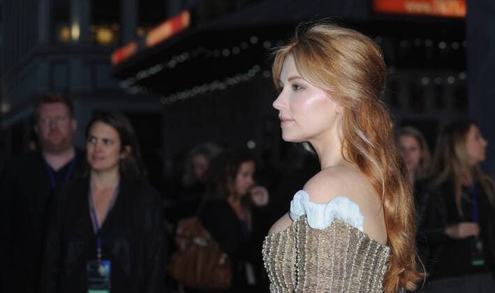 September 20, 2016 - England, United Kingdom - Haley Bennett attends the World Premiere of The Girl On The Train at Odeon Leciester Square. United Kingdom - ZUMAs147