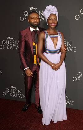 September 20, 2016 - Hollywood, CA, United States - 20 September 2016 - Hollywood, California - David Oyelowo and Lupita NyongÃ¢â‚¬â„¢o. Ã¢â‚¬Å Queen Of KatweÃ¢â‚¬Â Los Angeles Premiere held at the El Capitan Theater in Hollywood. Photo Credit: AdMedia Hollywood United States - ZUMAa123