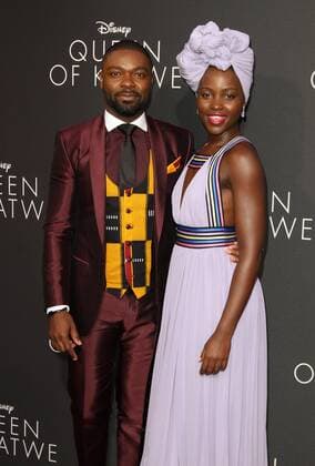 September 20, 2016 - Hollywood, CA, United States - 20 September 2016 - Hollywood, California - David Oyelowo and Lupita NyongÃ¢â‚¬â„¢o. Ã¢â‚¬Å Queen Of KatweÃ¢â‚¬Â Los Angeles Premiere held at the El Capitan Theater in Hollywood. Photo Credit: AdMedia Hollywood United States - ZUMAa123