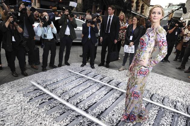 Emily Blunt bei der Premiere des Kinofilms The Girl on the Train im Odeon Leicester Square. London, 20.09.2016 Emily Blunt  Foto:xS.xVasx xFuturexImage