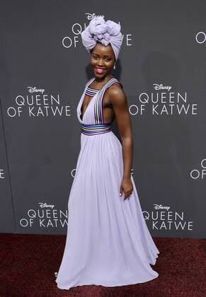 Lupita Nyong o QUEEN OF KATWE FILM PREMIERE Hollywood Patrick Rideaux PicturePerfect