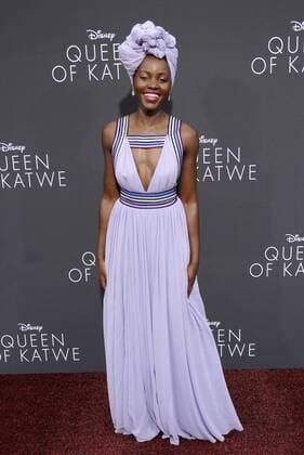 Lupita Nyong o QUEEN OF KATWE FILM PREMIERE Hollywood Patrick Rideaux PicturePerfect
