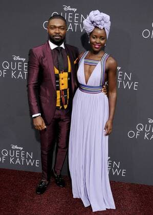 David Oyelowo & Lupita Nyong o QUEEN OF KATWE FILM PREMIERE Hollywood Patrick Rideaux PicturePerfect