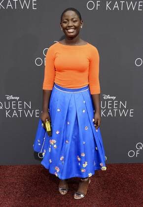 Madina Nalwanga QUEEN OF KATWE FILM PREMIERE Hollywood Patrick Rideaux PicturePerfect