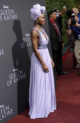 Lupita Nyong o QUEEN OF KATWE FILM PREMIERE Hollywood Patrick Rideaux PicturePerfect