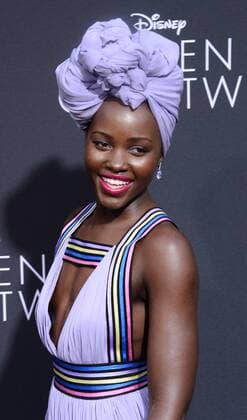 Cast member Lupita Nyong o attends the premiere of the motion picture biographical sport drama Queen of Katwe at the El Capitan Theatre in the Hollywood section of Los Angeles on September 20, 2016.  LAP2016092017 JIMxRUYMEN