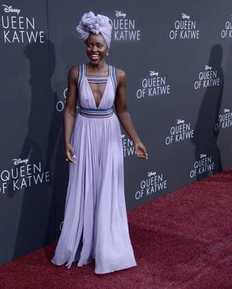 Cast member Lupita Nyong o attends the premiere of the motion picture biographical sport drama Queen of Katwe at the El Capitan Theatre in the Hollywood section of Los Angeles on September 20, 2016.  LAP2016092030 JIMxRUYMEN