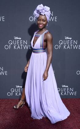 Cast member Lupita Nyong o attends the premiere of the motion picture biographical sport drama Queen of Katwe at the El Capitan Theatre in the Hollywood section of Los Angeles on September 20, 2016.  LAP2016092021 JIMxRUYMEN